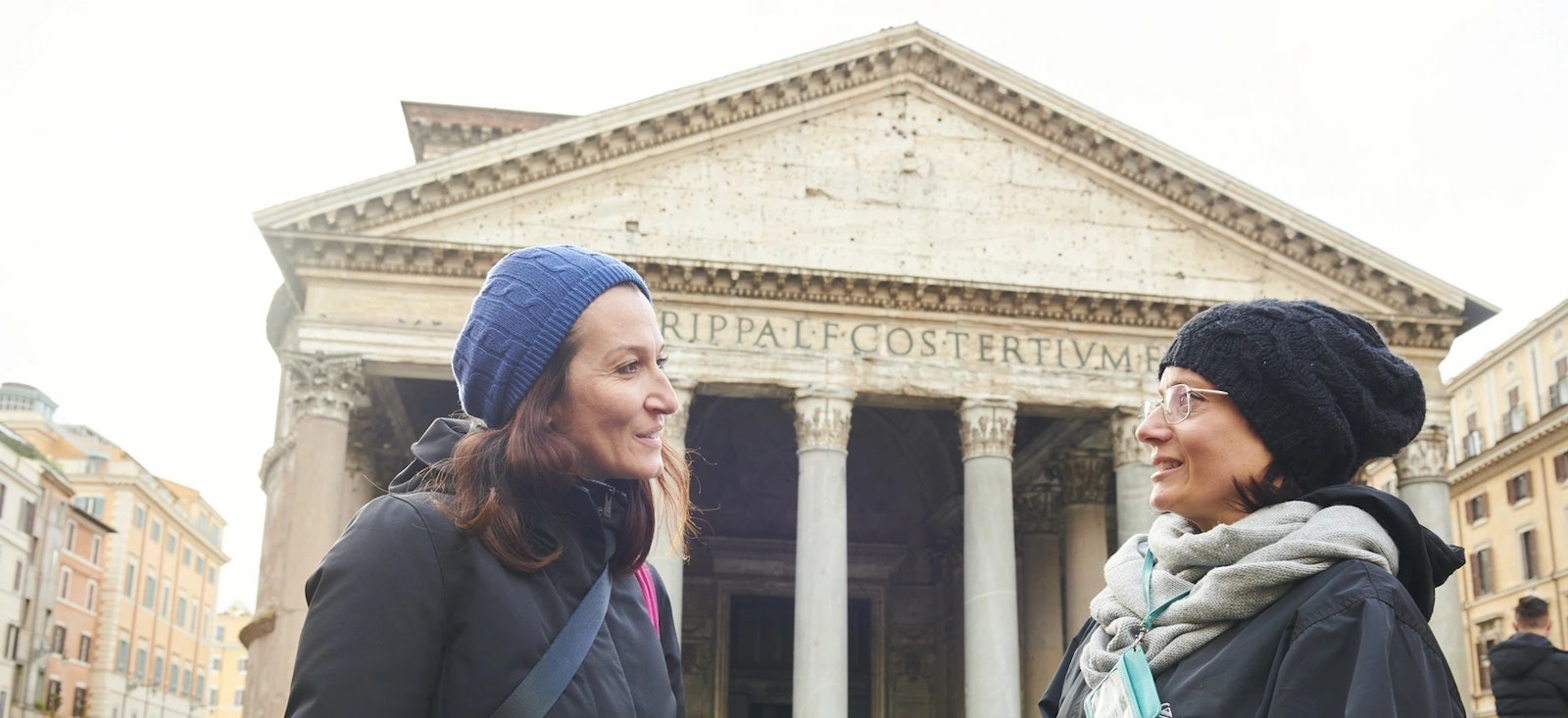 A private guide during a Rome City Center private tour in front of the Pantheon, Rome, Italy. A private guide during a Rome City Center private tour in front of the Pantheon, Rome, Italy.